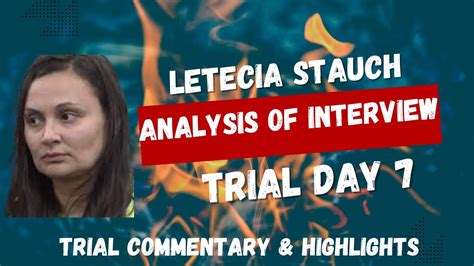 All things 10. . Letecia stauch interview